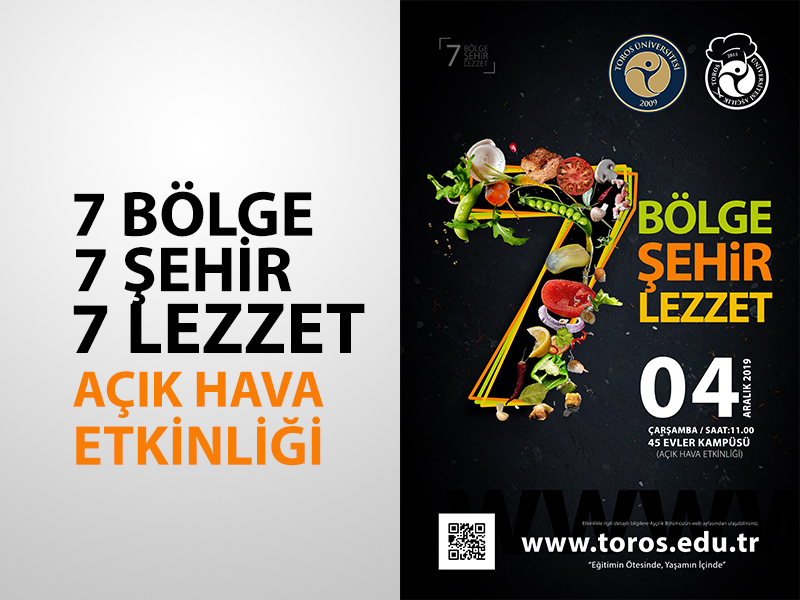7 BÖLGE, 7 ŞEHİR, 7 LEZZET AÇIK HAVA ETKİNLİĞİ