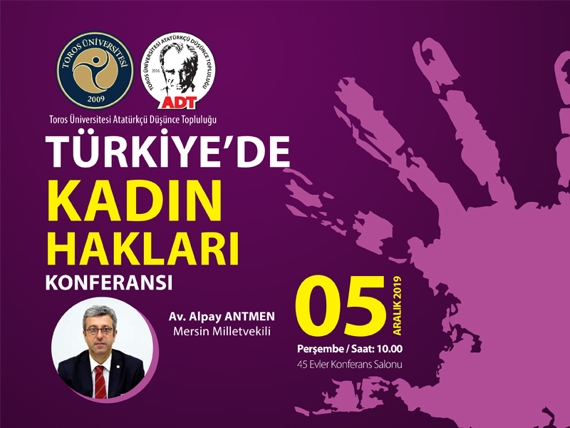 5 ARALIK’TA TÜRKİYE’DE KADIN HAKLARI KONFERANSI DÜZENLENECEK