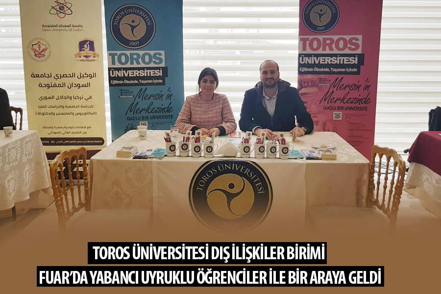 DIŞ İLİŞKİLER BİRİMİ FUAR’DA YABANCI UYRUKLU ÖĞRENCİLER İLE BİR ARAYA GELDİ