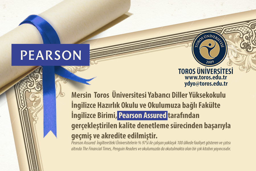 PEARSON ASSURED SERTİFİKA BAŞVURU SÜRECİ
