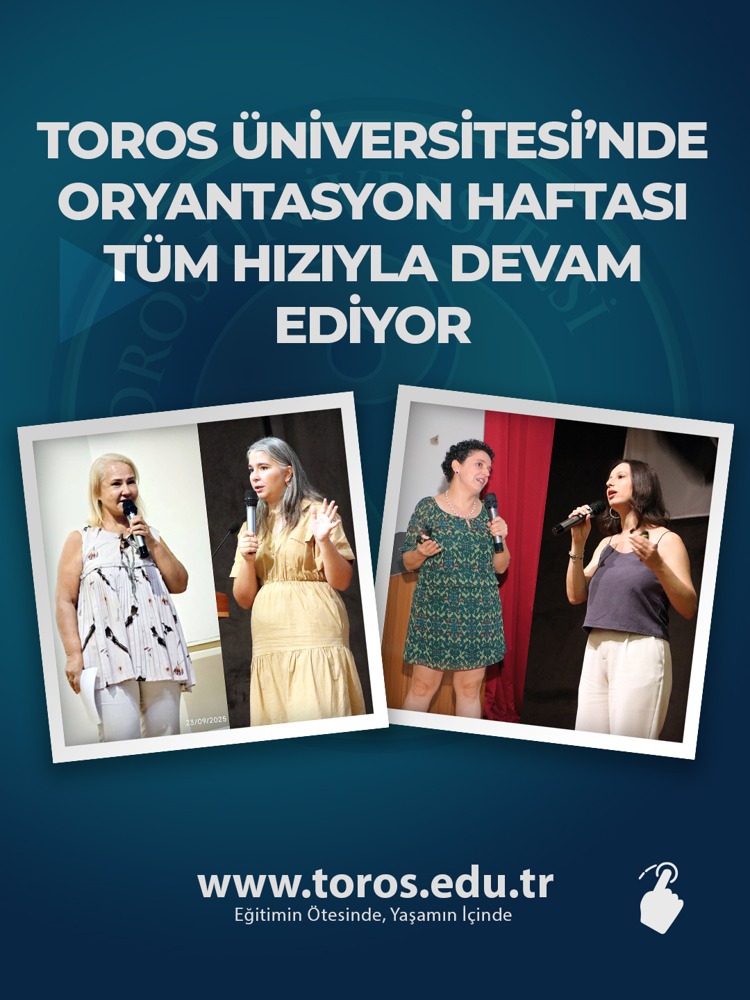 TOROS ÜNİVERSİTESİ’NDE ORYANTASYON HAFTASI TÜM HIZIYLA DEVAM EDİYOR