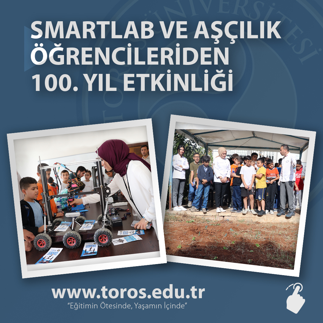 SMARTLAB VE AŞÇILIK ÖĞRENCİLERİDEN 100. YIL ETKİNLİĞİ