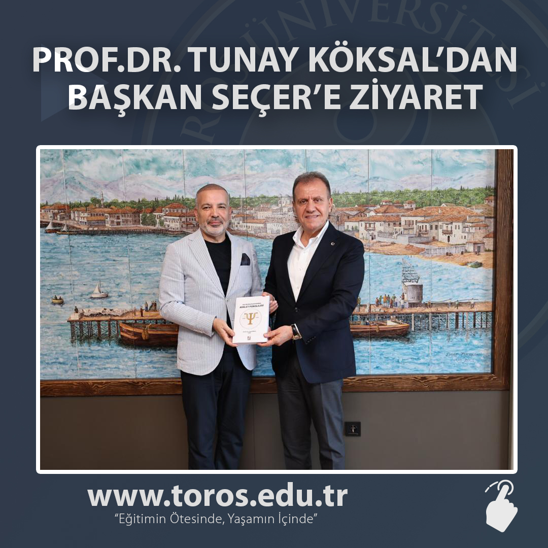 PROF.DR. TUNAY KÖKSAL’DAN BAŞKAN SEÇER’E ZİYARET