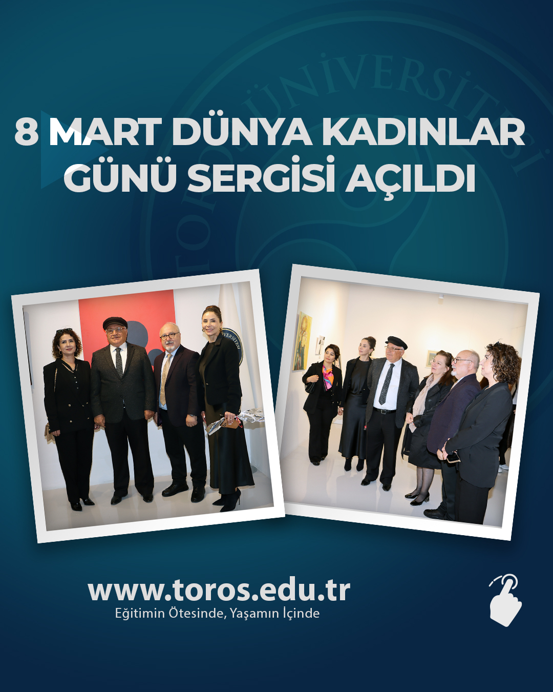 8 MART DÜNYA KADINLAR GÜNÜ SERGİSİ AÇILDI