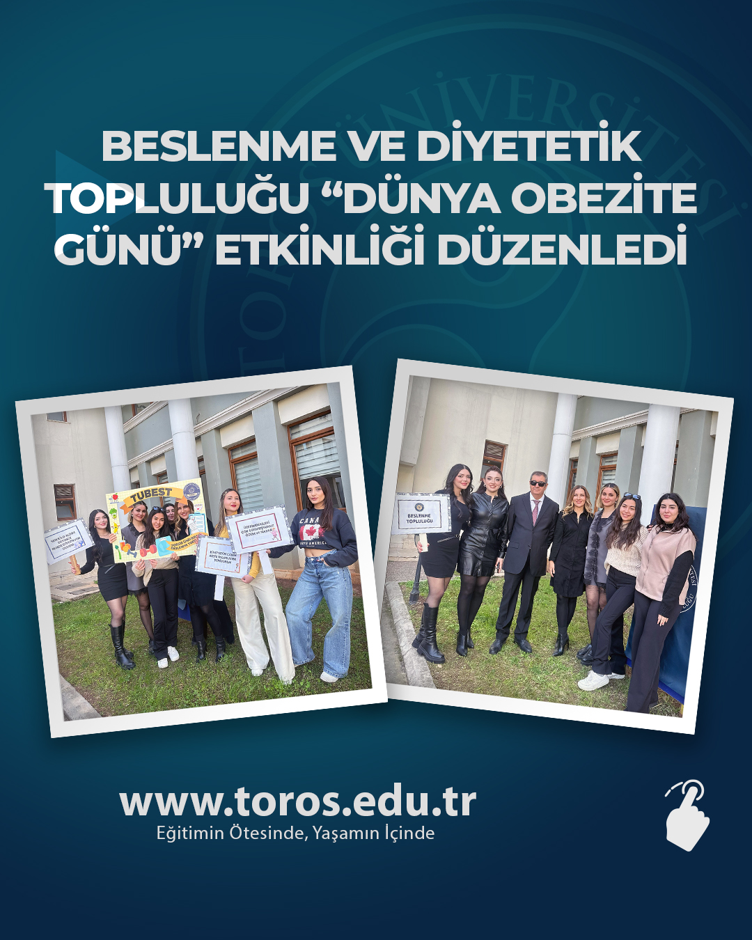 BESLENME VE DİYETETİK TOPLULUĞU DÜNYA OBEZİTE GÜNÜ ETKİNLİĞİ DÜZENLEDİ