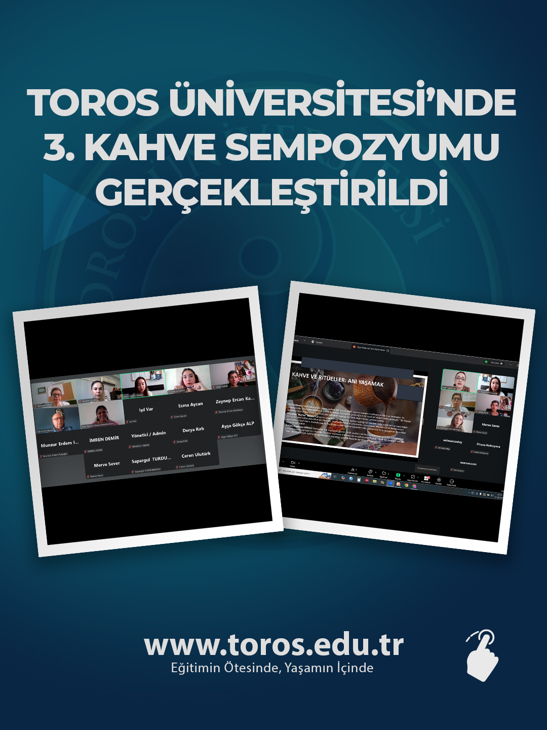 TOROS ÜNİVERSİTESİ’NDE 3. KAHVE SEMPOZYUMU GERÇEKLEŞTİRİLDİ
