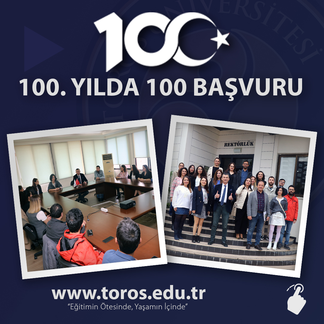 100. YILDA 100 BAŞVURU