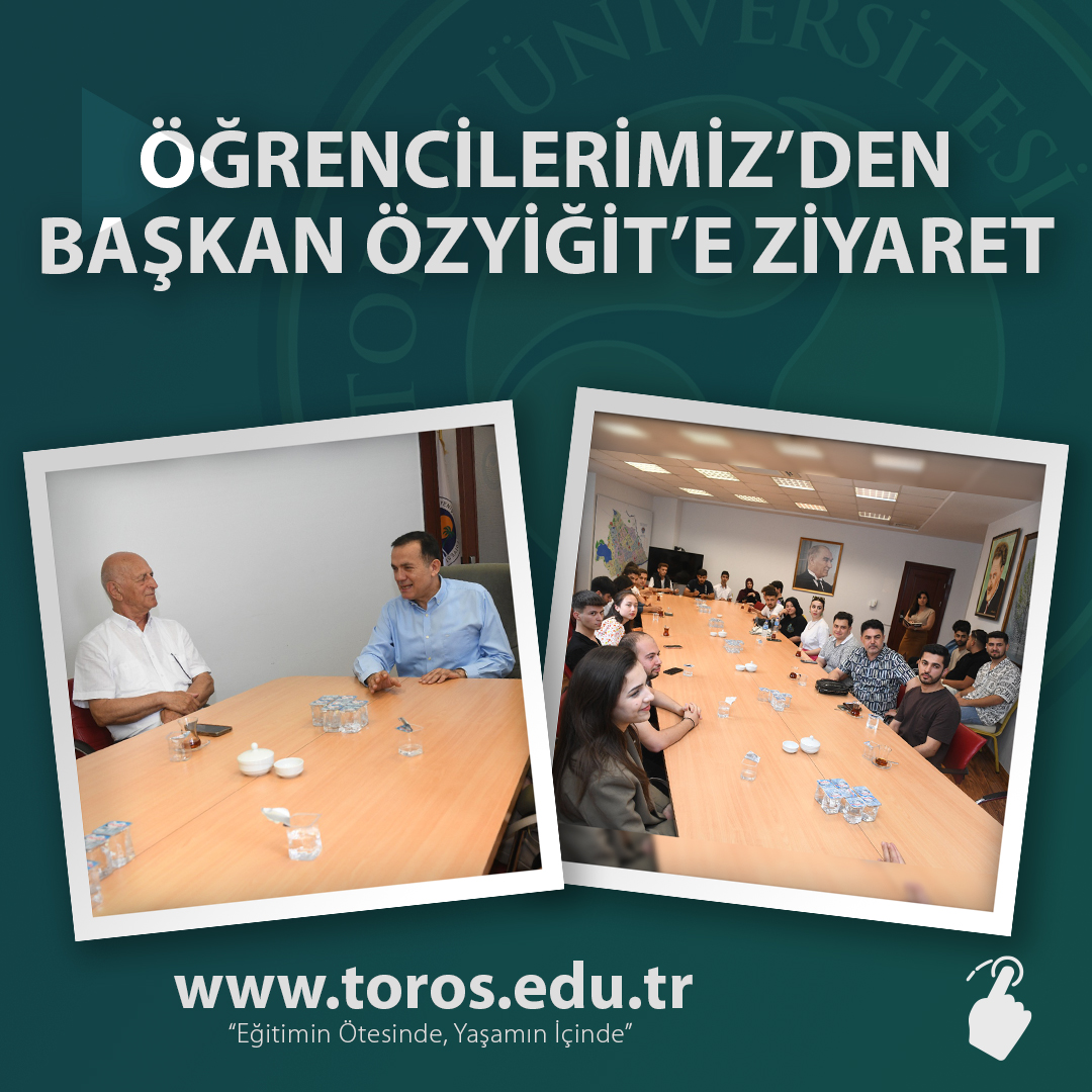ÖĞRENCİLERİMİZ’DEN BAŞKAN ÖZYİĞİT’E ZİYARET