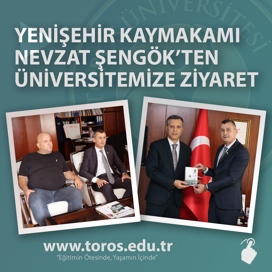 YENİŞEHİR KAYMAKAMI NEVZAT ŞENGÖK’TEN ZİYARET