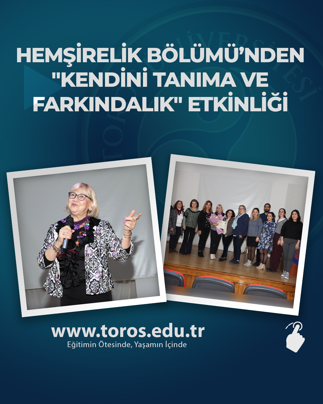 HEMŞİRELİK BÖLÜMÜ’NDEN "KENDİNİ TANIMA VE FARKINDALIK" ETKİNLİĞİ