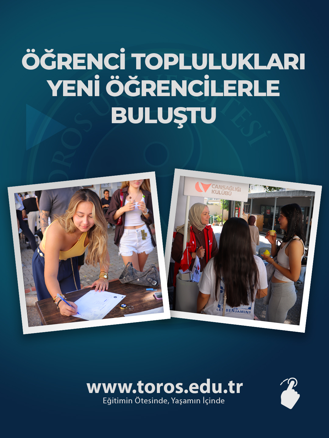 ÖĞRENCİ TOPLULUKLARI YENİ ÖĞRENCİLERLE BULUŞTU