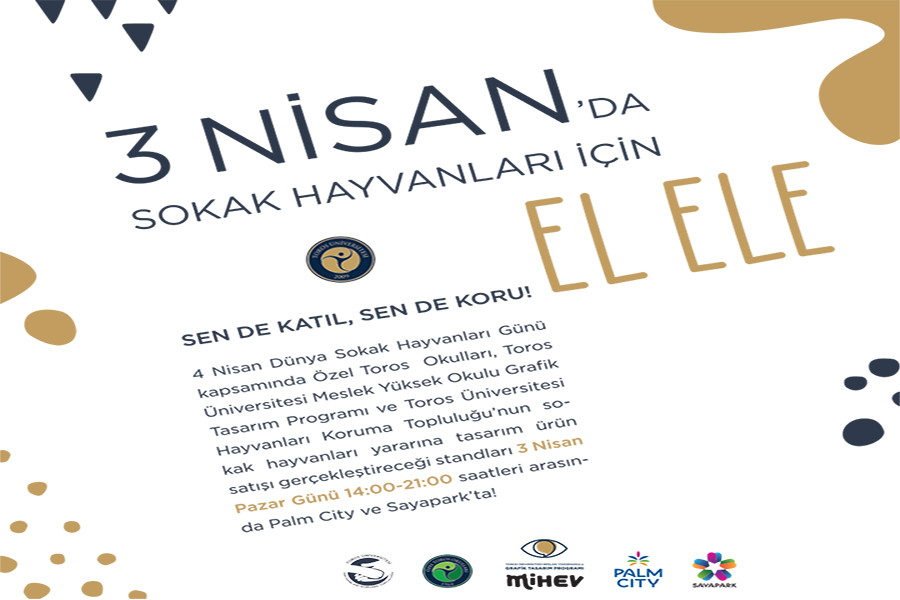 3 Nisan'da Sokak Hayvanları İçin El Ele