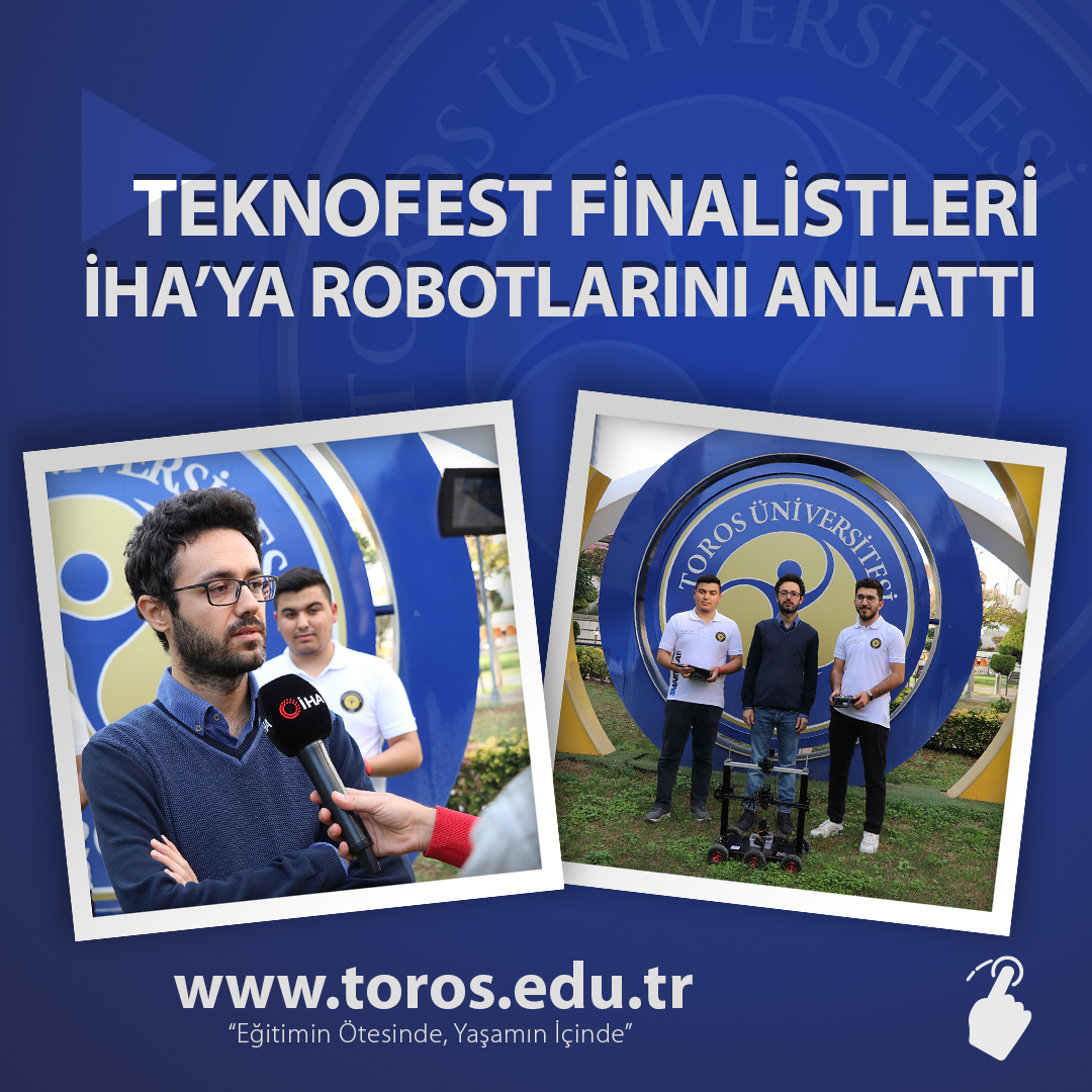 TEKNOFEST FİNALİSTLERİ İHA’YA ROBOTLARINI ANLATTI