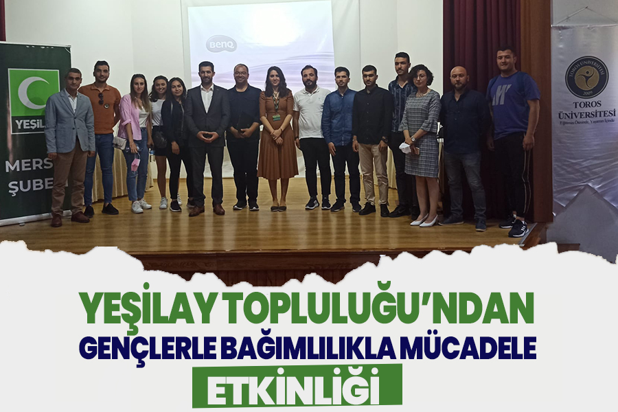 YEŞİLAY TOPLULUĞU’NDAN GENÇLERLE BAĞIMLILIKLA MÜCADELE ETKİNLİĞİ