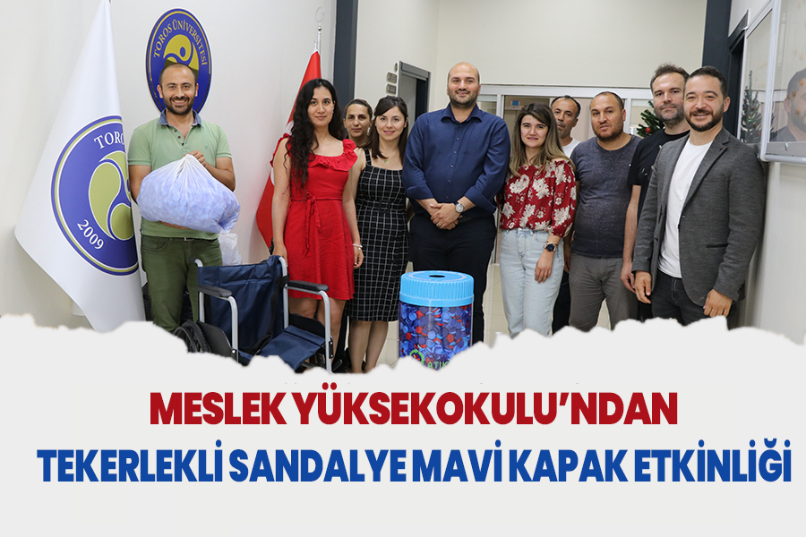 MYO’DAN TEKERLEKLİ SANDALYE MAVİ KAPAK ETKİNLİĞİ