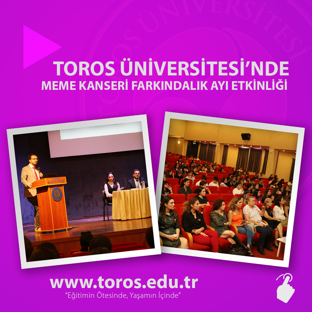 TOROS ÜNİVERSİTESİ’NDE MEME KANSERİ FARKINDALIK AYI ETKİNLİĞİ