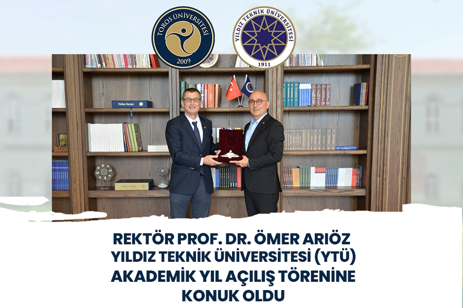 Rektörümüz Prof. Dr. Ömer Arıöz, Yıldız Teknik Üniversitesi (YTÜ) Akademik Yıl Açılış Törenine konuk oldu.