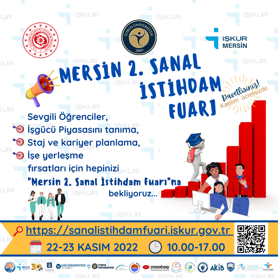2. MERSİN SANAL İSTİHDAM FUARI BAŞLIYOR