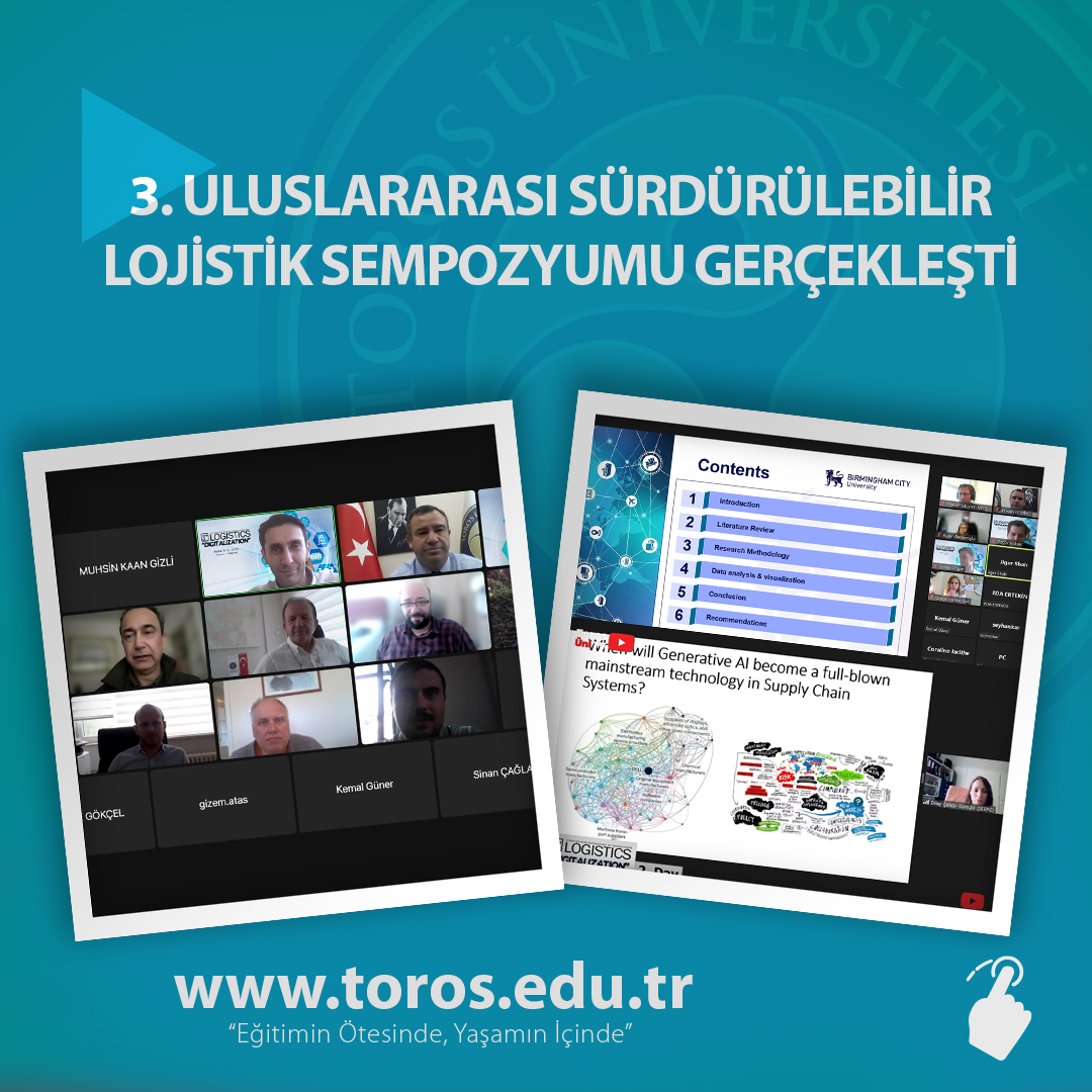 3. ULUSLARARASI SÜRDÜRÜLEBİLİR LOJİSTİK SEMPOZYUMU GERÇEKLEŞTİ