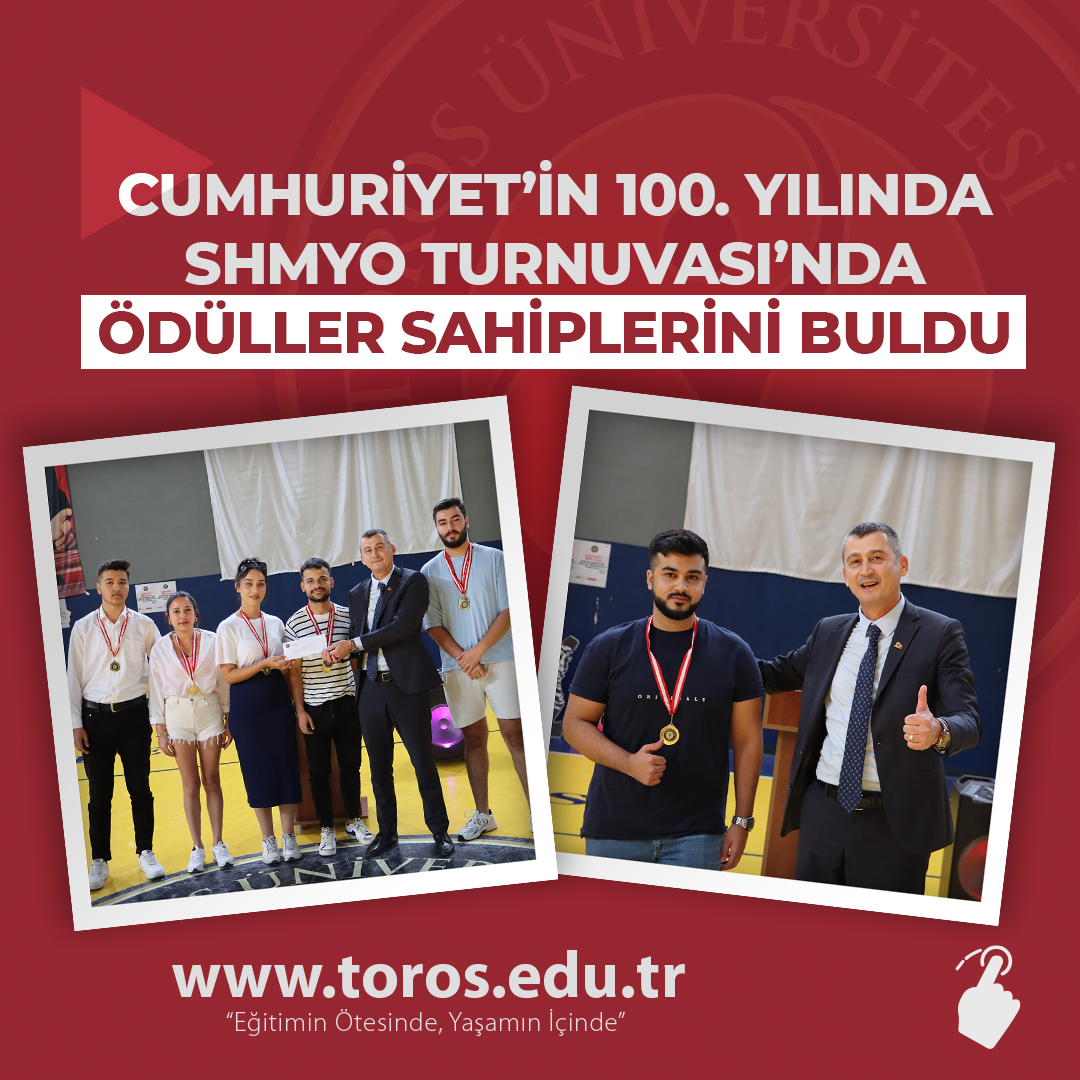 CUMHURİYET’İN 100. YILINDA SHMYO TURNUVASI’NDA ÖDÜLLER SAHİPLERİNİ BULDU