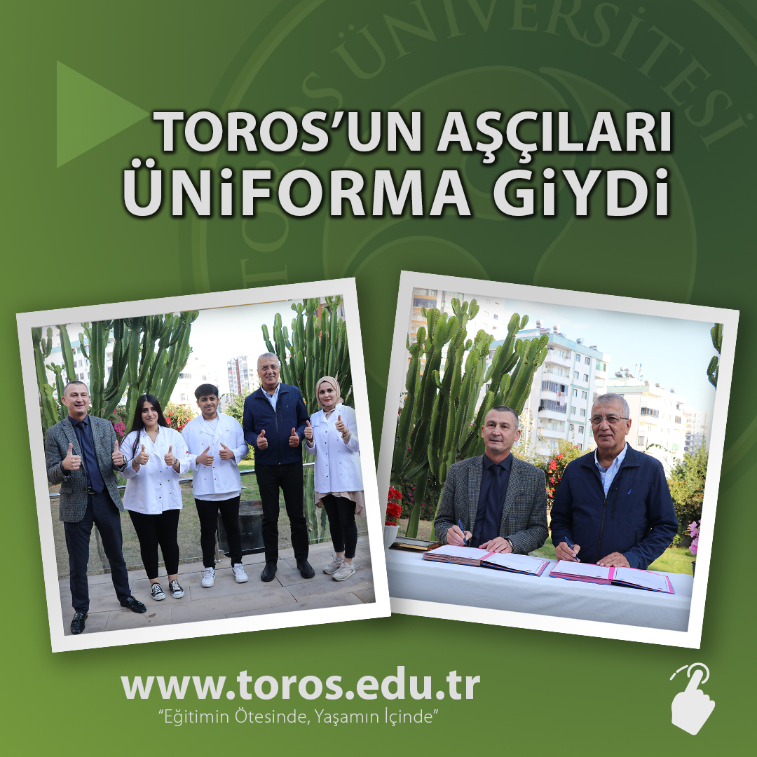 TOROS’UN AŞÇILARI ÜNİFORMA GİYDİ