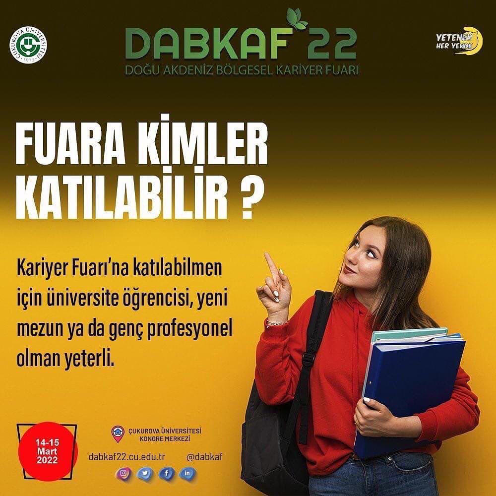 Doğu Akdeniz Bölgesel Kariyer Fuarı'na katılmak ister misiniz?